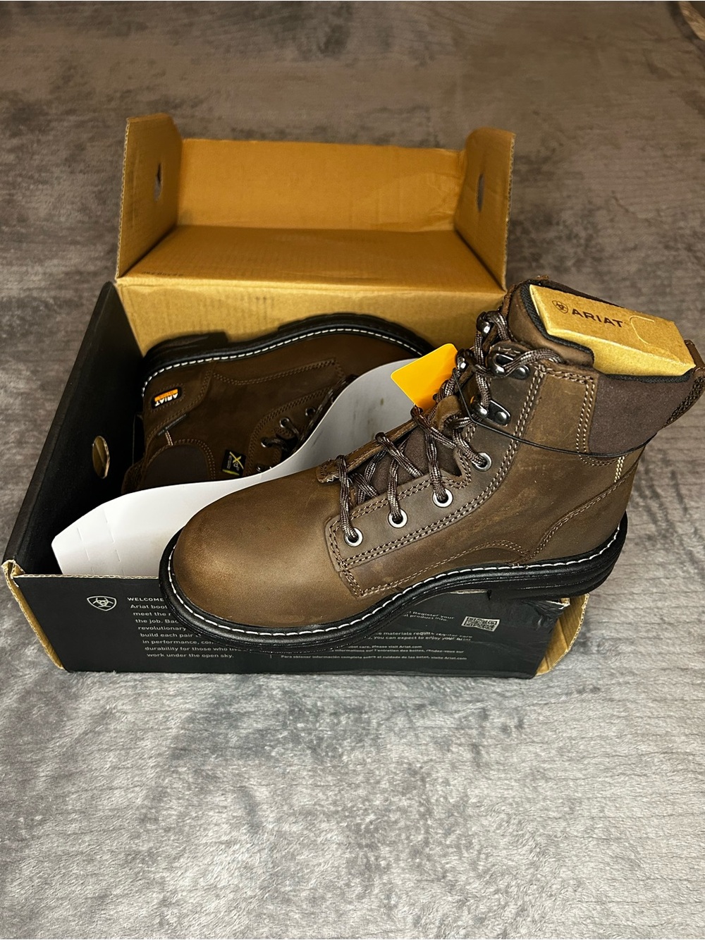 NWT - ARIAT Casey 6" MetGuard Composite Toe Work Boot Women’s Size 7B